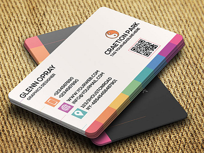 Corporate Business Card 300dpi business card corporate creative print