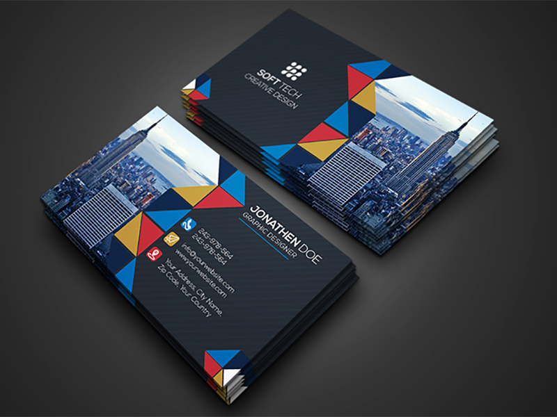 Corporate Business Card By CodeGrape Dribbble