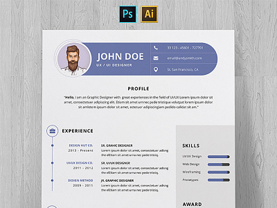 Resume corporate cover cv identity letter resume