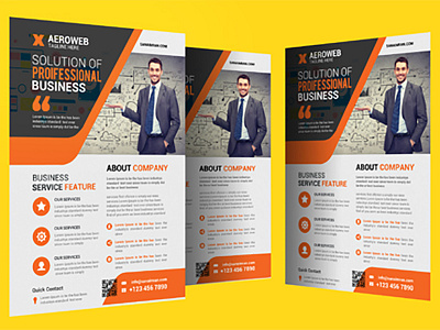 Corporate Business Flyer business construction corporate flyer home house