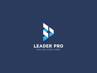 Leader Pro Arrows Logo abstract arrow business logo media professional software solution studio