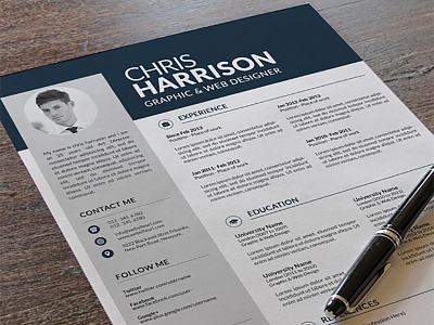 Clean Resume with Cover Letter bright career cover creative cv letter resume