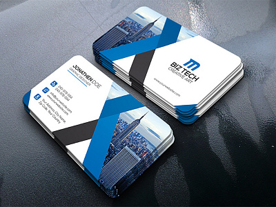 Corporate Business Card business card cmyk corporate creative modern print