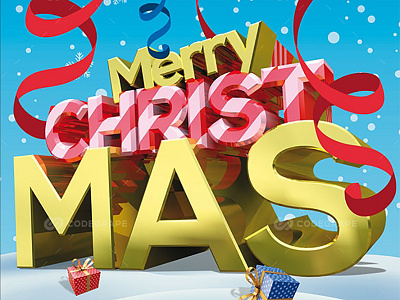 Merry Christmas Flyer and Poster Template