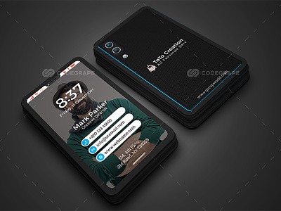 Smartphone Business Card business card print smartphone template