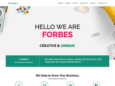 Forbes - Multipurpose HTML5 Template agency bootstrap business company corporate creative multipurpose responsive