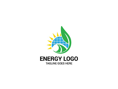 Solar Energy Logo Design brand business connect corporate creative eco electricity electronic energy