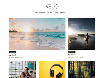 Velo - Minimal Blog WordPress Theme