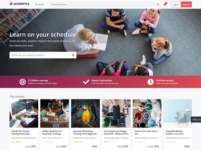 Academy - Course Based Learning Management System