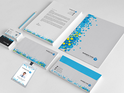 Corporate Branding Identity abstract branding corporate creative identity stationery template