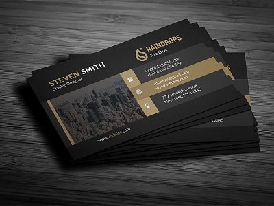 Corporate Business Card business card design print template