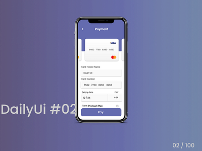 Credit Card Checkout #Dailyui #02