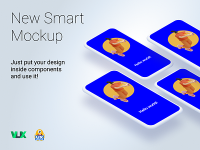 Phone isometric Mockup for Figma figma figmadesign isometric mockup uimockup