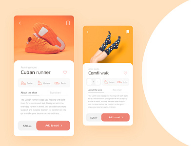 Footwear e-commerce Ui