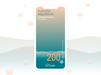 Nutrients Dosing Calculator for planted aquarium tank adobexd calculator daily 100 challenge daily ui userinterface xd