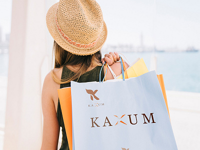 Kaxum Logo graphic design logo mockup design photoshop