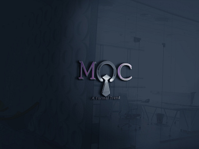 Moc Logo illustration logo mockup design vector