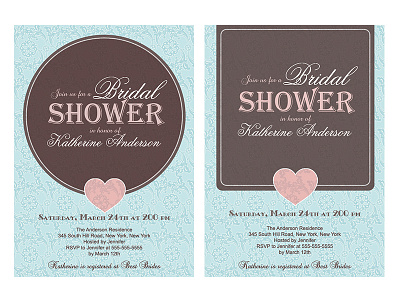 Bridal Shower Invitation Design