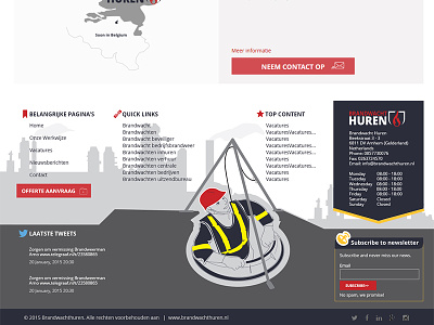 Footer Design footer design illustration landing page website