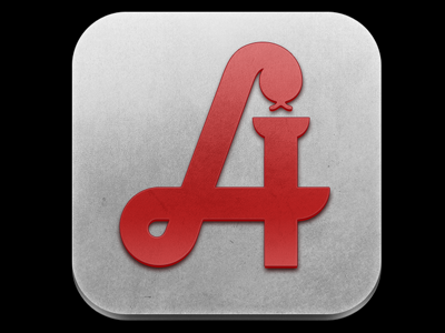 Apotheke Outtake Dribbble abandoned apotheke app icon ios iphone metal outtake red stuff tag texture