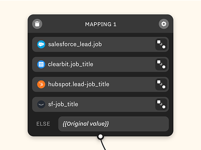 Computed attribute - Mapping app dark icon ui ux web
