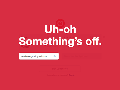 Error Message - Game over