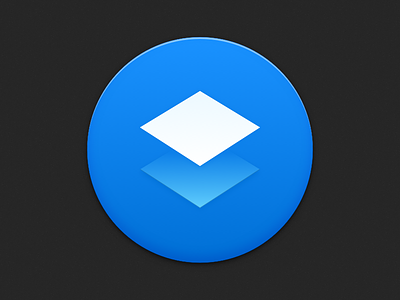 Blue Paper for macOS icon app dropbox icon macos paper replacement