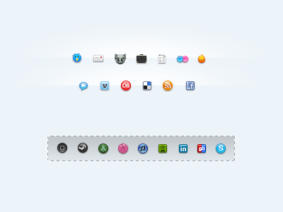 Dixhuit - Reloaded dixhuit free icon pack pixel resource social