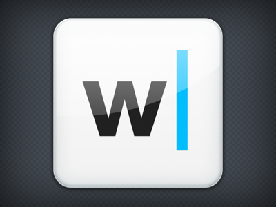 W2 Preview blue ia icon in progress osx preview square white wip writer