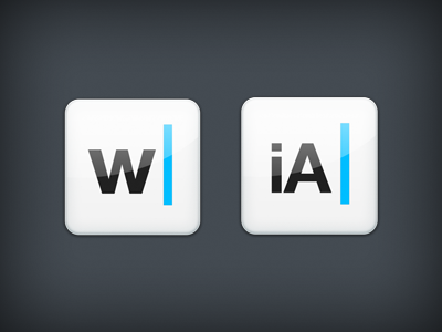 Writer icon v2 in 2 flavors. black blue download free ia icon osx release replacement white writer
