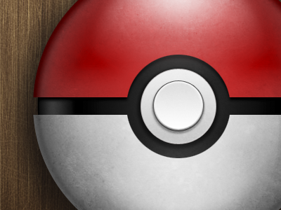 Pokeball icon - Prototype 3 icon pokeball pokemon red texture white wood