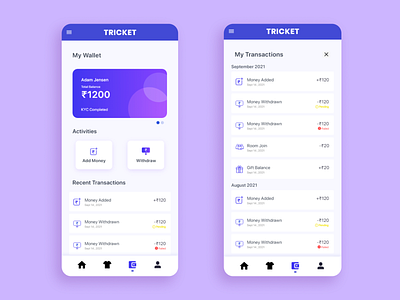 TRICKET: Wallet