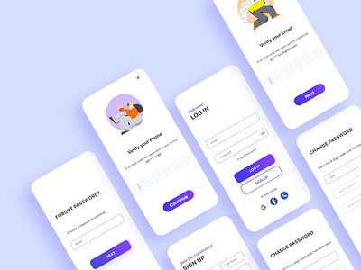 Login and Signup pages for TRICKET design login product design signup ui ux