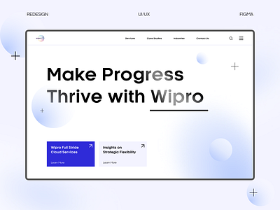 Wipro website redesign. app branding design graphic design product design product redesign redesign ui user interface userexperience ux