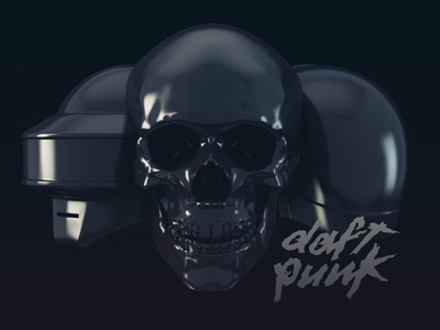 Daft Punk cinema 4d cinema4d cirlcle daft punk flat icons minimal psd