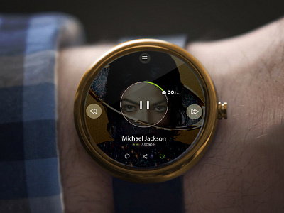 spotify watch UI