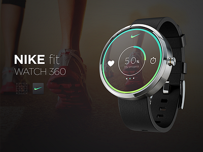 Nike app for watch android version android app digital flat google nike prototype ui ux