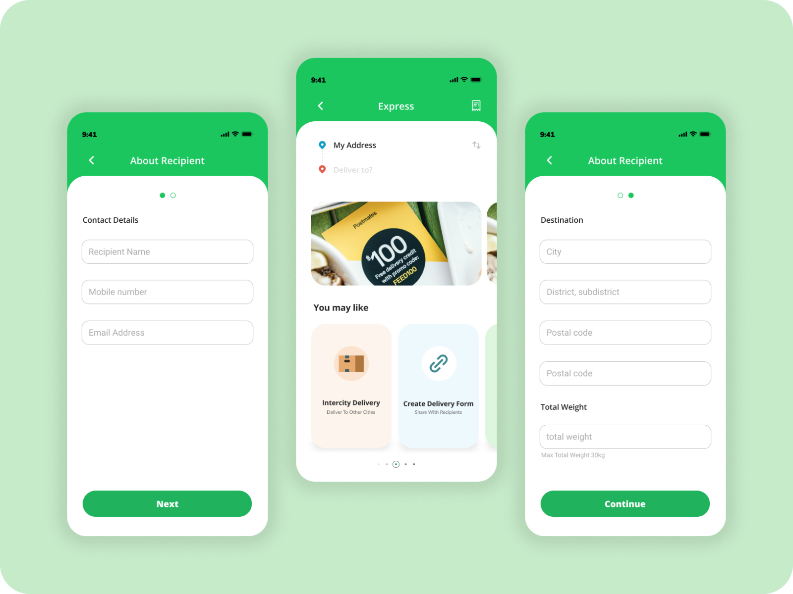 GrabExpress Mobile App Exploration by Siti Kulsum Suryana Putri on Dribbble