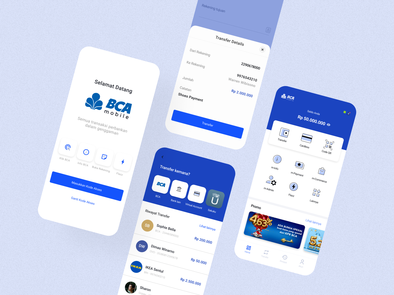 Redesign BCA Mobile And Shorten The Transfer Process By Siti Kulsum ...