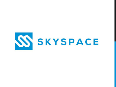 SKYSPACE LOGO branding design flat icon illustration logo minimal ui ux vector