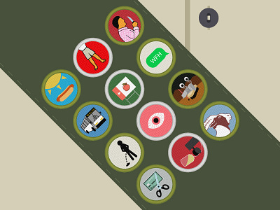 #SLDrefuel 3 of 52 — Boy Scout badges