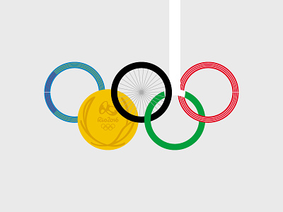 #SLDrefuel 17 of 52 — Olympics cycling gold medal olympics rings rio sldrefuel swimming track