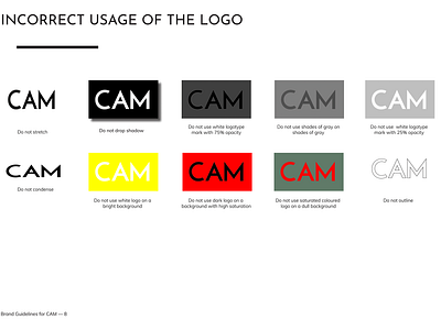 Incorrect Useage Of Logo branding design font logo palette typography