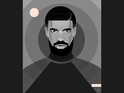 Drake art artist design digital graphicdesgn illustration potrait rapper singer vector