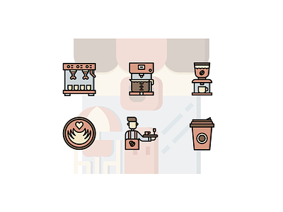 ☕️ Coffee shop Iconset ☕️