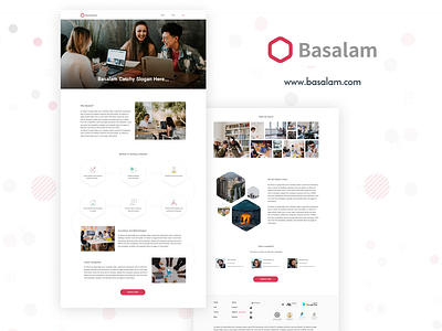 Basalam Recruitment Page Desktop Design