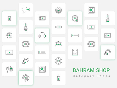 Category Icons graphic design icon ui ux