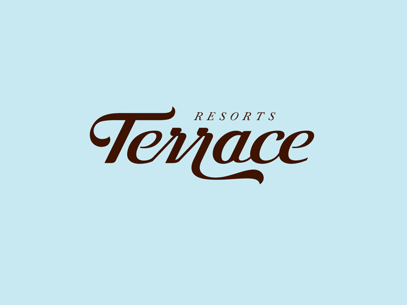 Terrace Logo india kerala wayanad hotel resort logo branding