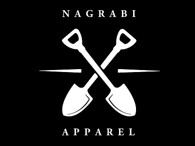 Nagrabi Apparel logo nagrabi old school showels vector