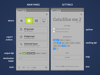 Cut&Slice Me 2 android export iphone photoshop plugin windows